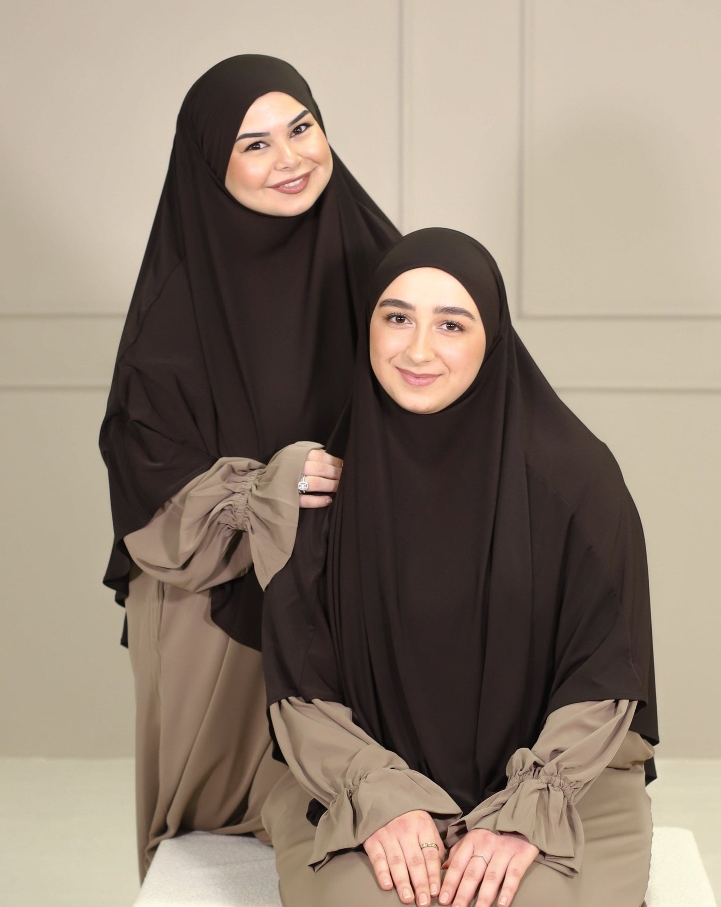 Premium Jersey Khimar Chocolate