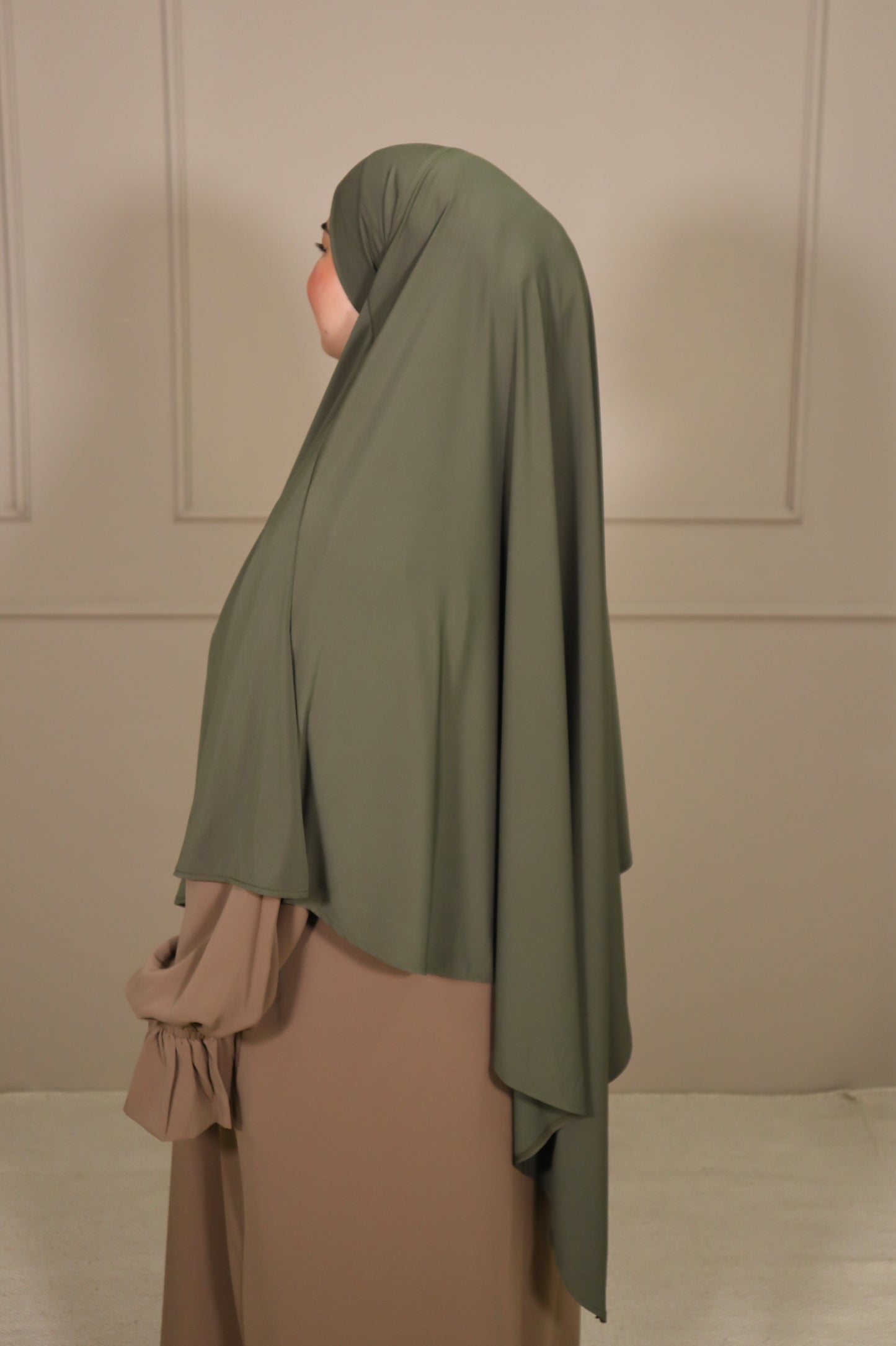 Premium Jersey Khimar Khaki