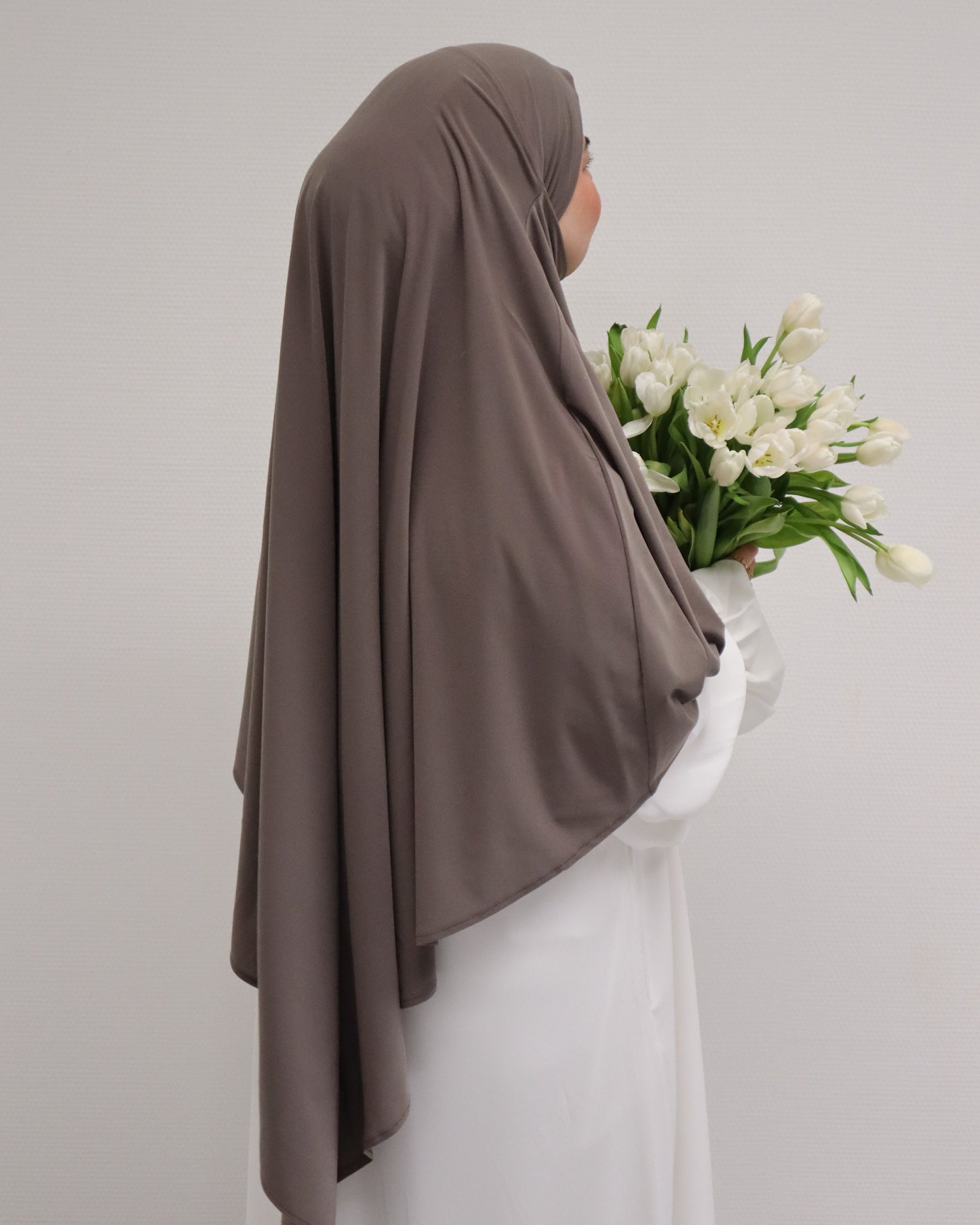 Premium Jersey Khimar Mocca