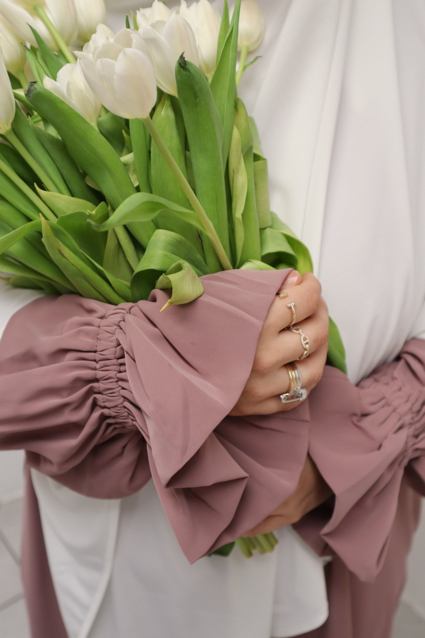 Abaya Noor Soft Rose