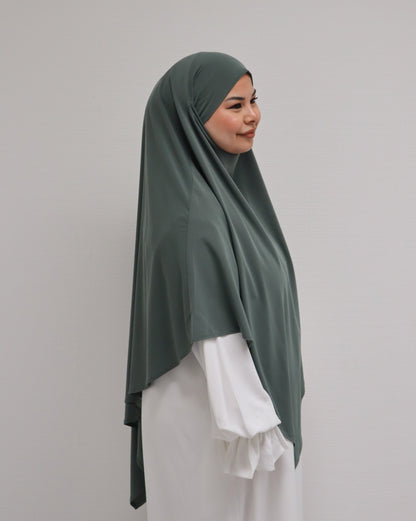 Premium Jersey Khimar Sage Green