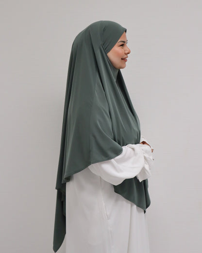 Premium Jersey Khimar Sage Green