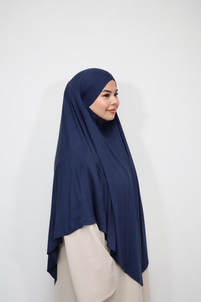 Breathable Bamboo Jersey Khimar Marine Blue
