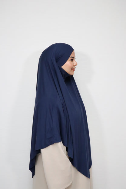 Breathable Bamboo Jersey Khimar Marine Blue