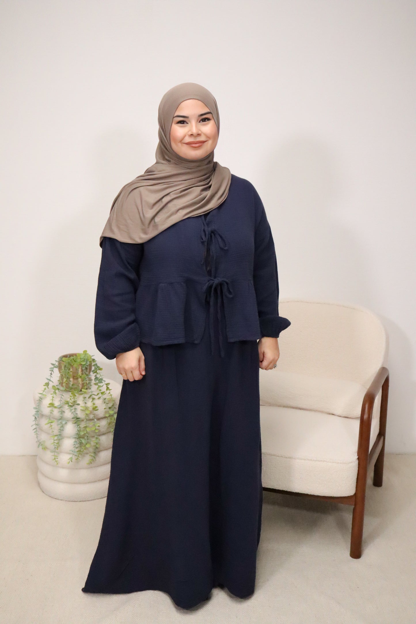 Muselin Zweiteiler Jasmin