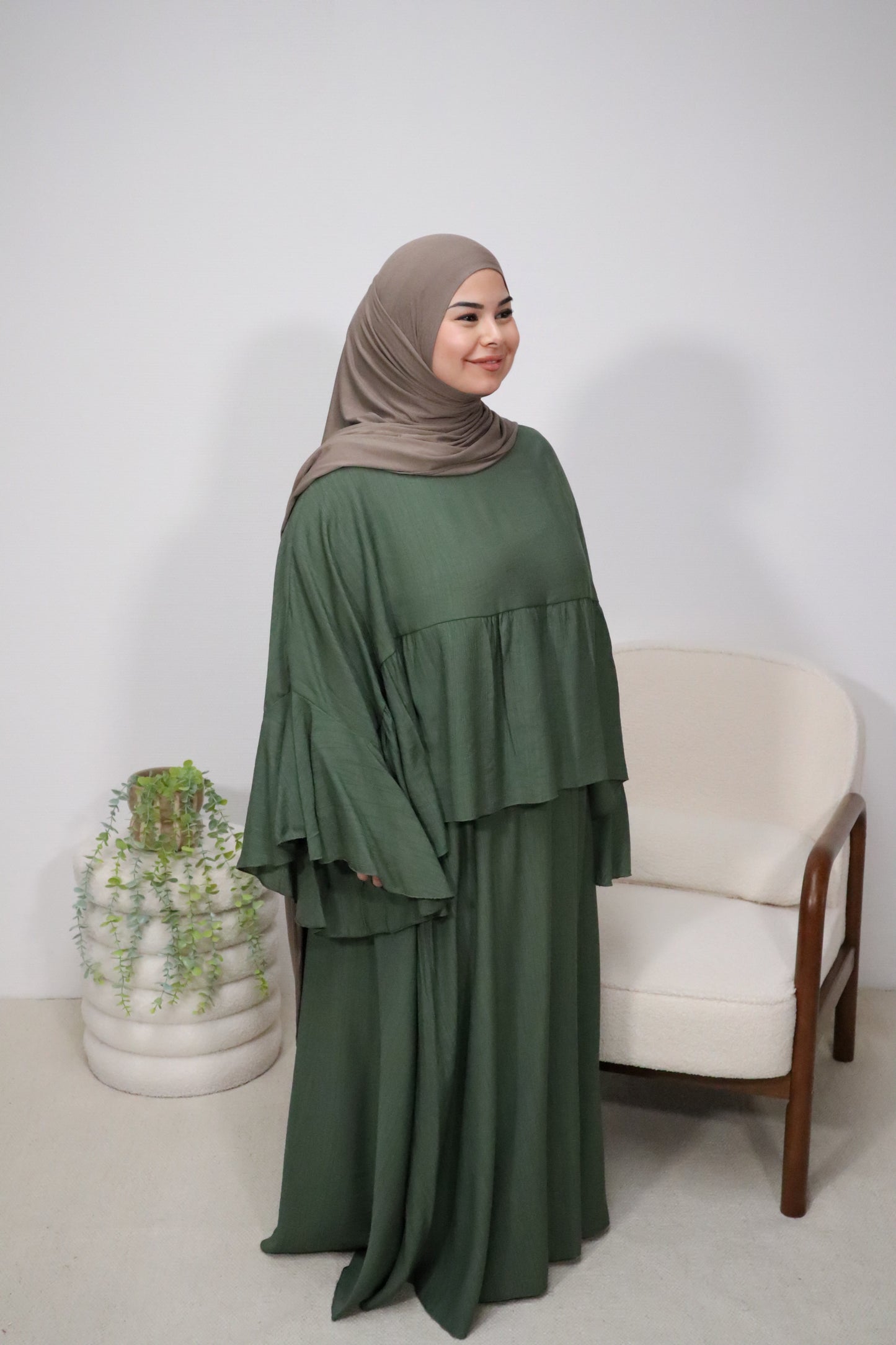 Zweiteiler mit Volants